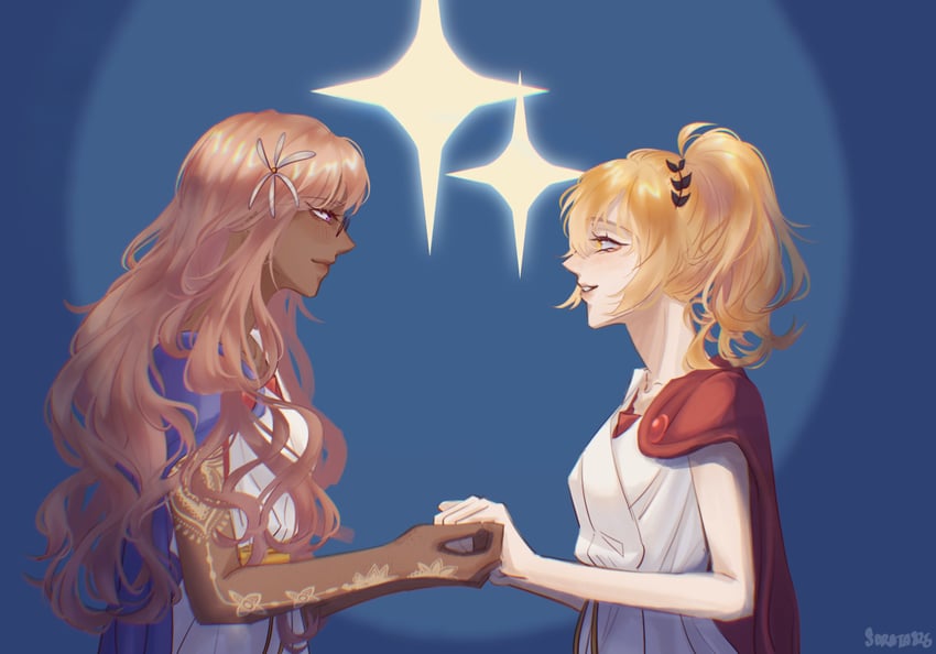 katherine orlovsky and alafare zamfir lazarescu (original) drawn by sorata825