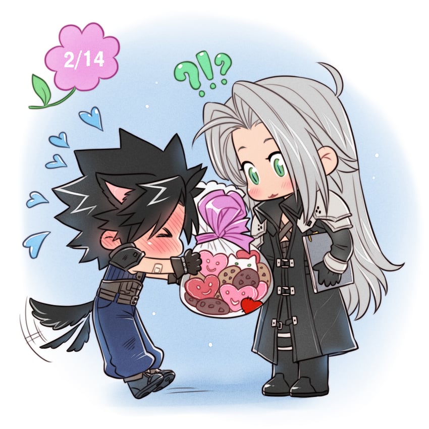 sephiroth and zack fair (final fantasy and 2 more) drawn by crylin6