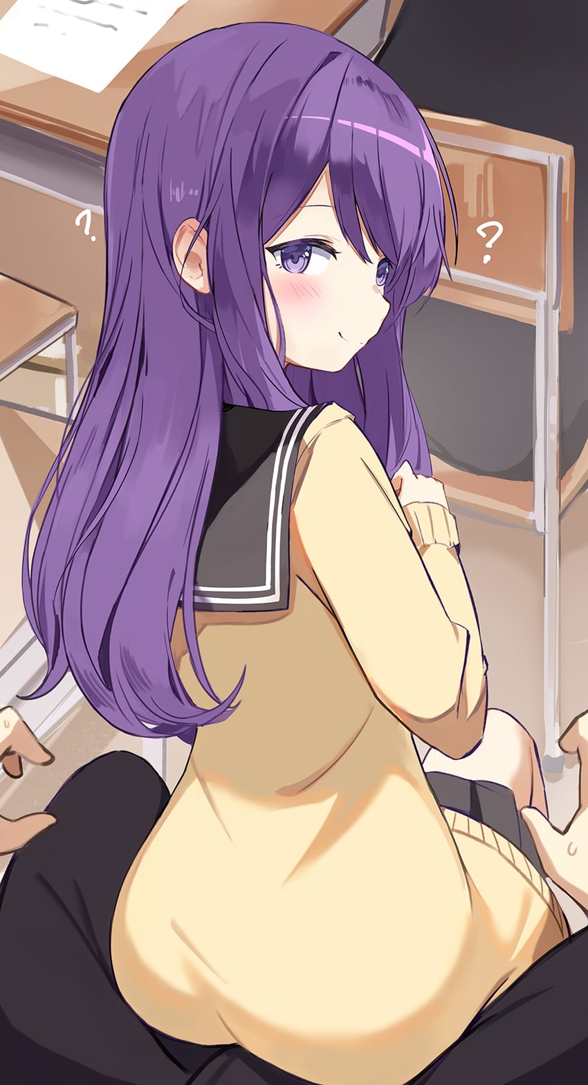 kubo nagisa (kubo-san wa mob wo yurusanai) drawn by orobou