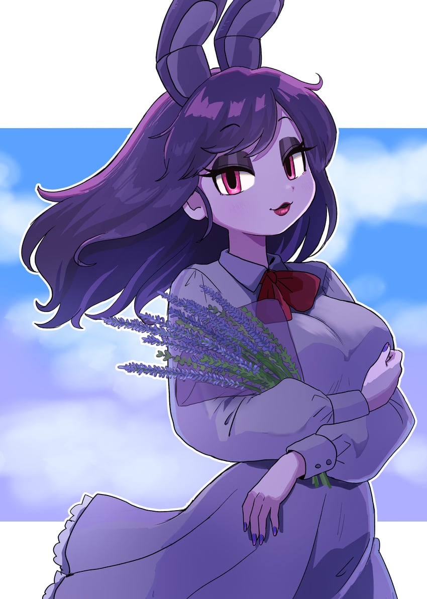 bonnie (five nights at freddy's and 1 more) drawn by minami_(mnm-kyk)