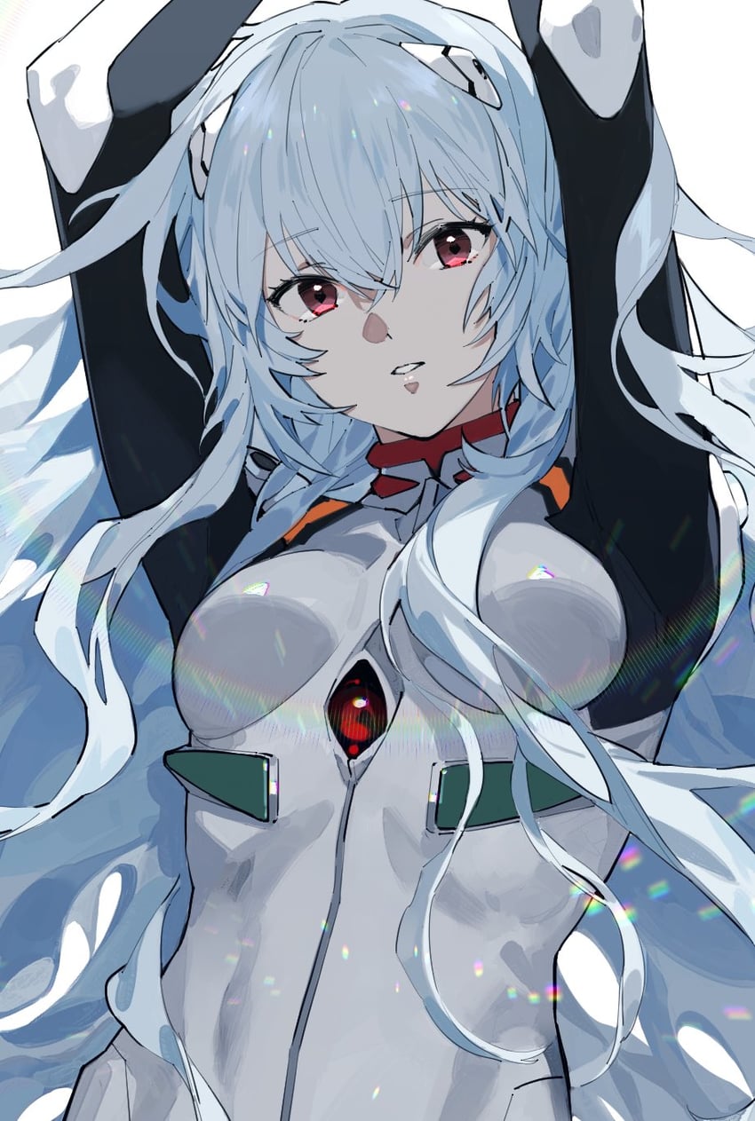 ayanami rei (neon genesis evangelion and 2 more) drawn by kazari_tayu