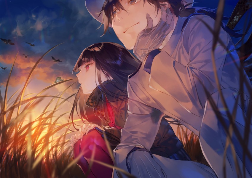 oryou and sakamoto ryouma (fate and 2 more) drawn by hotosoka