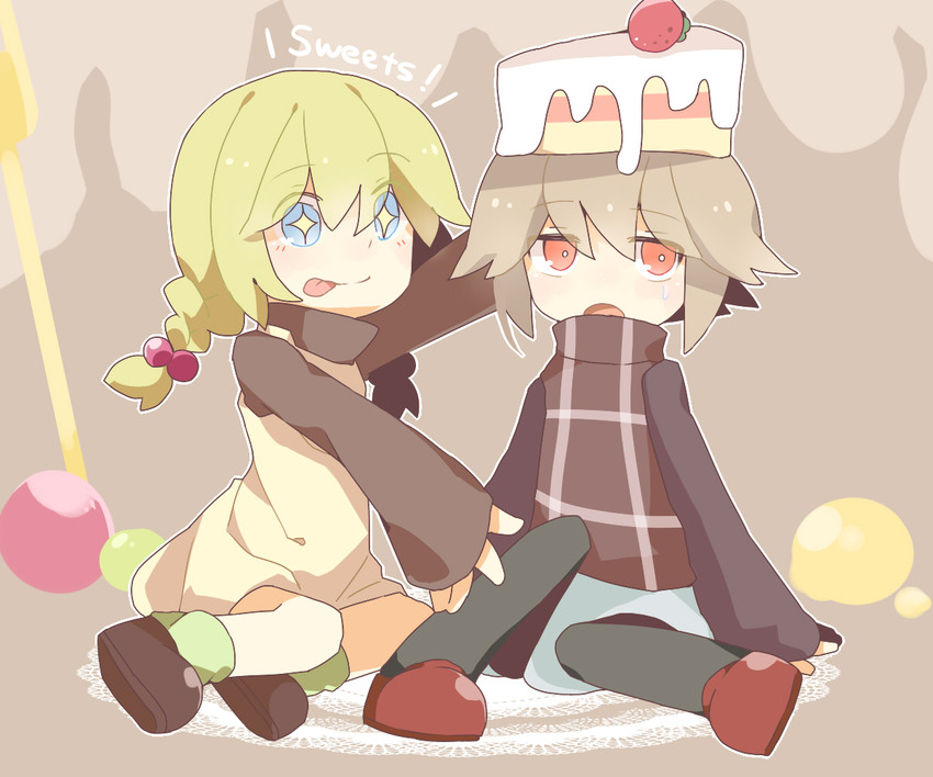 urotsuki and sweets girl (yume 2kki) drawn by yami_(yamitukiyoru)