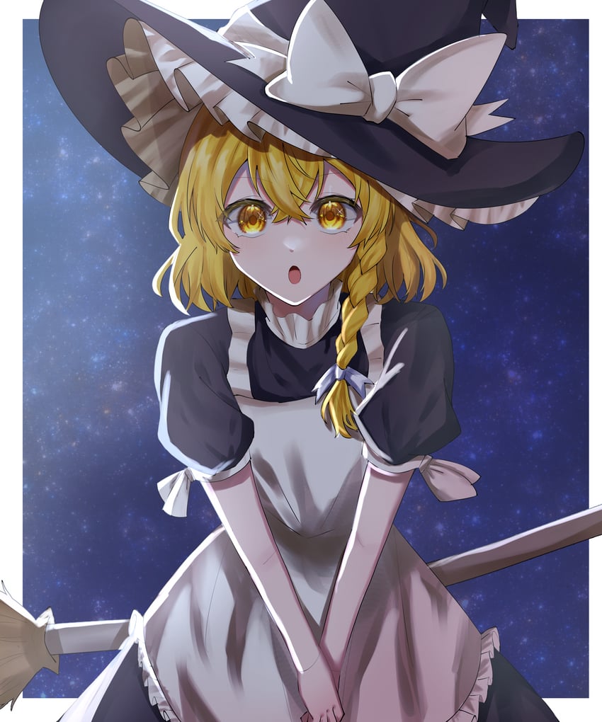 kirisame marisa (touhou and 1 more) drawn by jingai_(k1bun)
