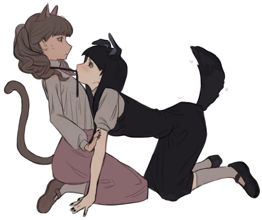 marina and samarie (fear & hunger and 1 more) drawn by yamikarasu0198