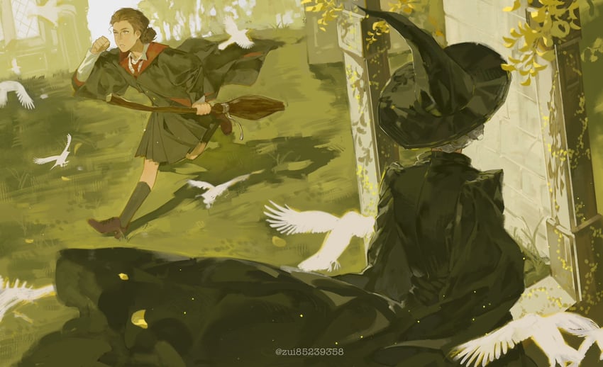 minerva mcgonagall (wizarding world and 1 more) drawn by flowercz