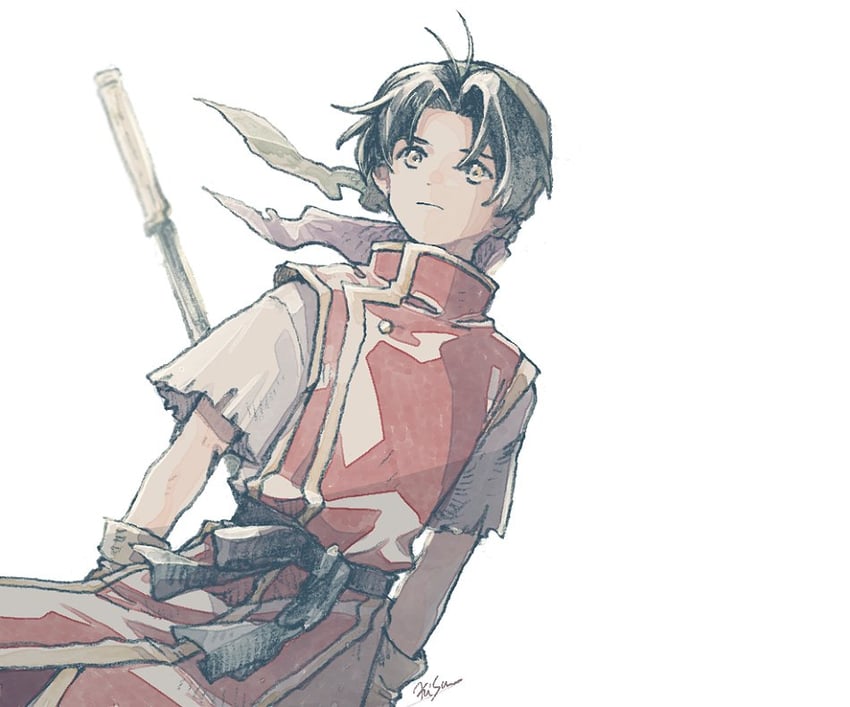 tir mcdohl (gensou suikoden and 1 more) drawn by michibata_65