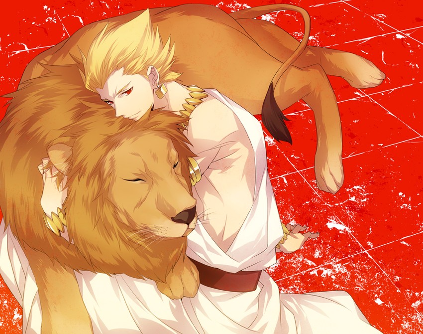 gilgamesh (fate and 1 more) drawn by xia_(ryugo)