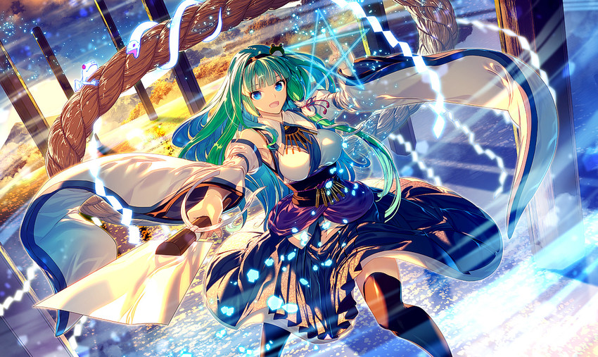 kochiya sanae (touhou) drawn by zounose