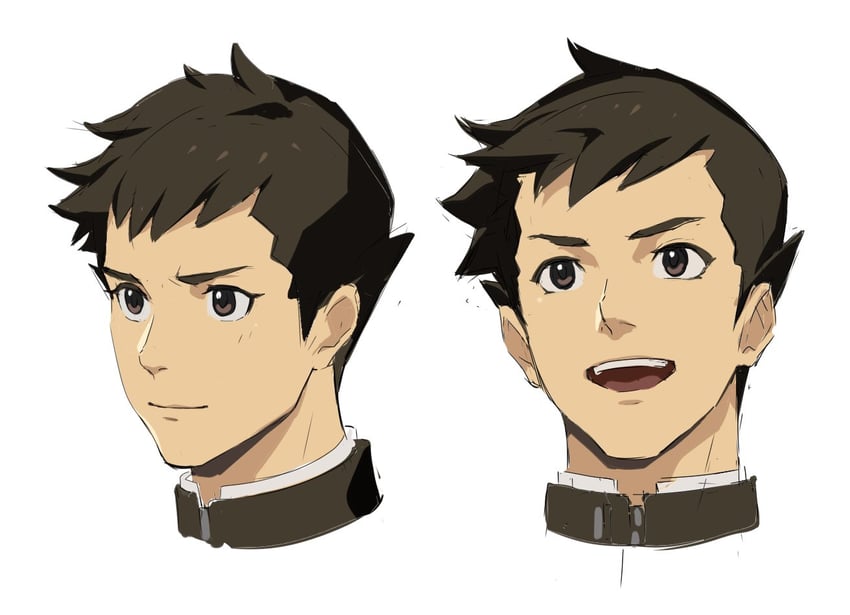 ryunosuke naruhodo (ace attorney and 1 more) drawn by kitto_ha