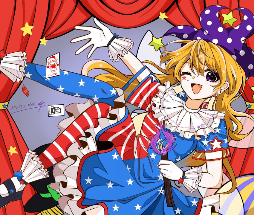 clownpiece, junko, and hecatia lapislazuli (touhou) drawn by halo_higasa