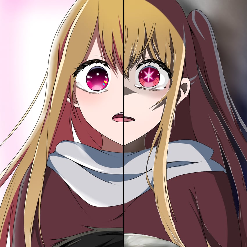 hoshino ruby (oshi no ko) drawn by u-e_iwww