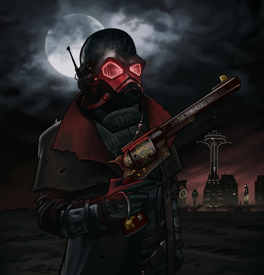 ncr veteran ranger (fallout and 1 more) drawn by angusburgers