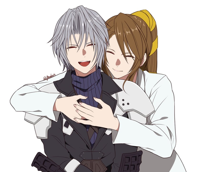 sephiroth and lucrecia crescent (final fantasy and 2 more) drawn by igusaharu