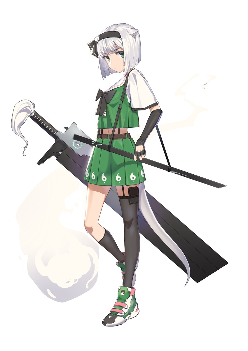 konpaku youmu (touhou and 1 more) drawn by wb_yimo