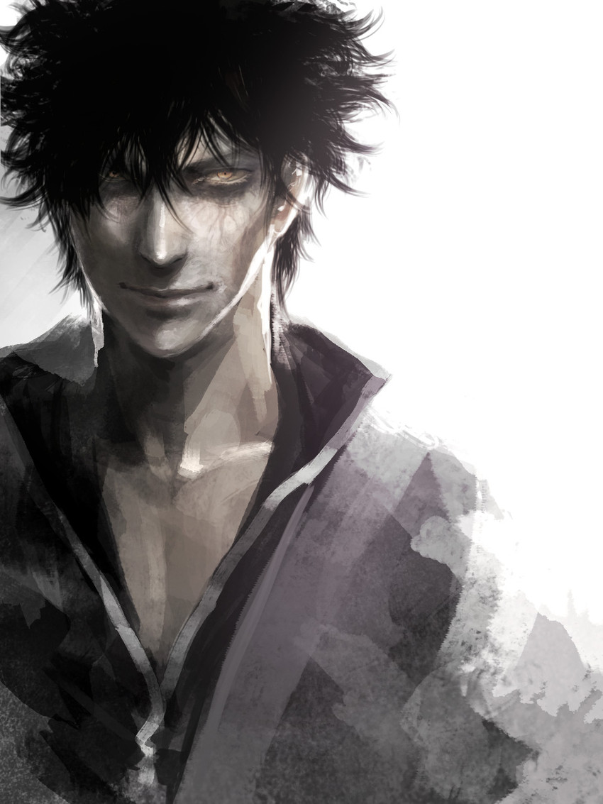 sakata gintoki and clone gintoki (gintama) drawn by tkr_(lovedelic99)