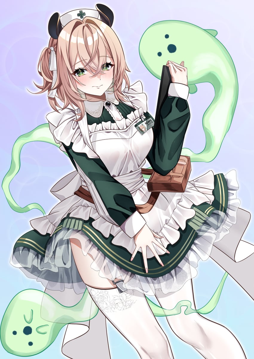 nimi nightmare and naplings (indie virtual youtuber) drawn by sakuta1221pc