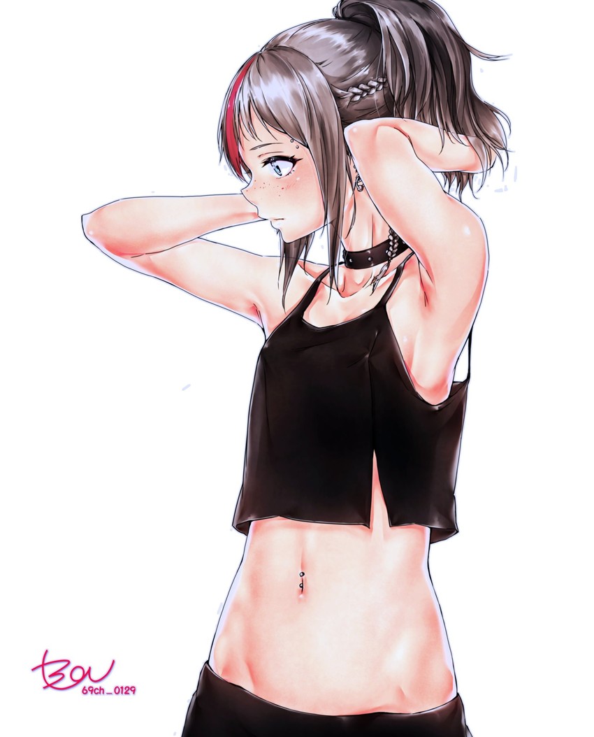 mioda ibuki (danganronpa and 1 more) drawn by mioda_69ch
