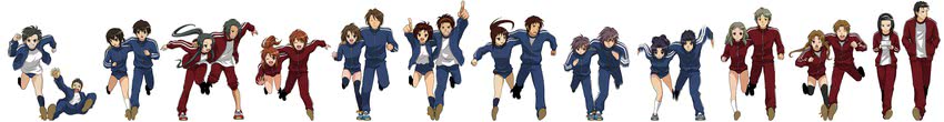 suzumiya haruhi, nagato yuki, asahina mikuru, kyon, asakura ryoko, and 14 more (suzumiya haruhi no yuuutsu) drawn by lapis