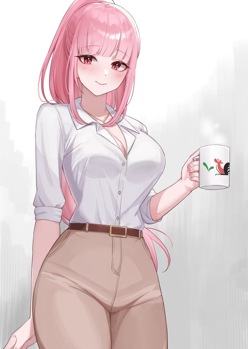 mori calliope (hololive and 1 more) drawn by kyogree