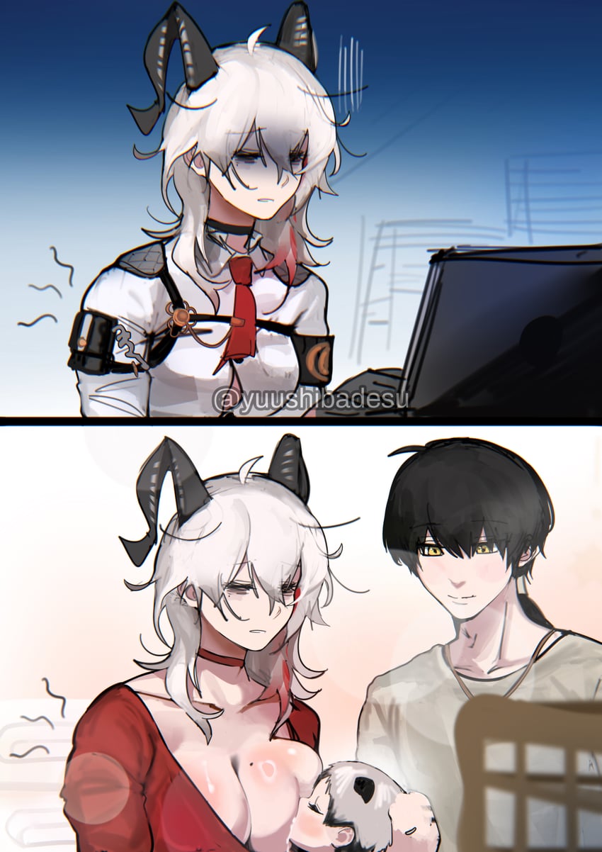 rover, zani, and male rover (wuthering waves) drawn by yuushiba