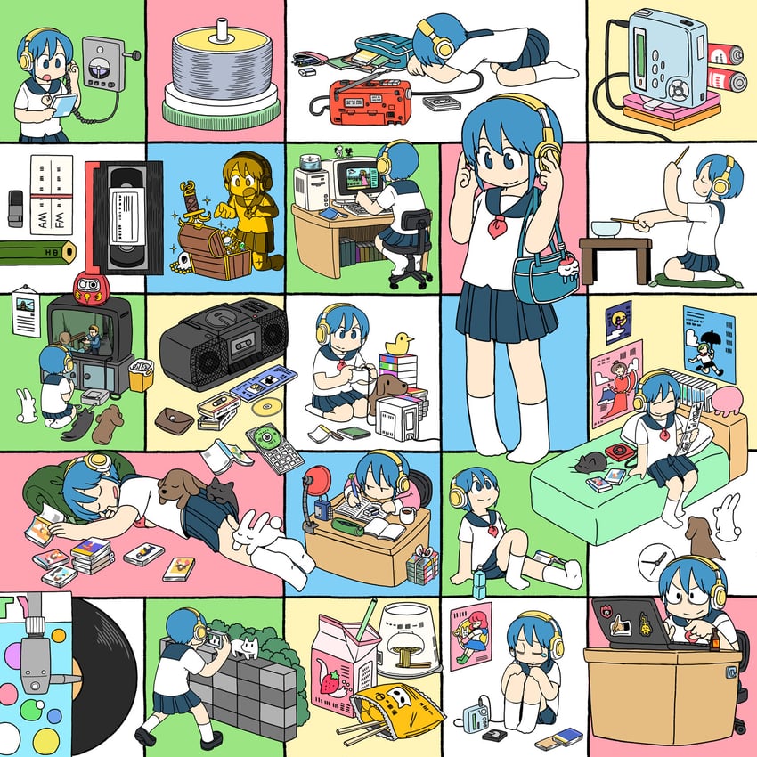 original and 1 more drawn by arawi_keiichi