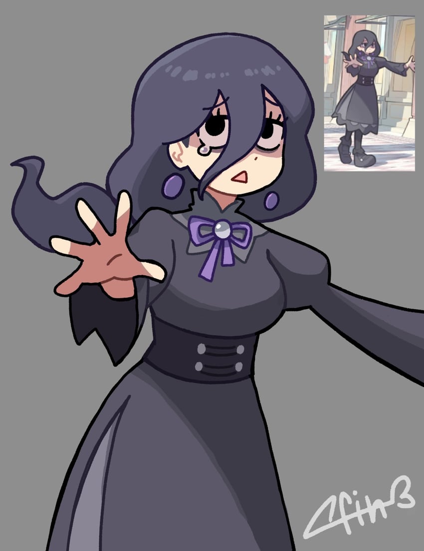 hex maniac (pokemon and 1 more) drawn by sea_skull