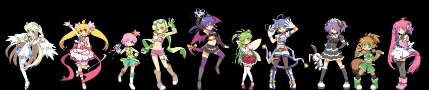 human, felpurr, khulaz, dwarf, fairy, and 5 more (ken to mahou to gakuen mono and 1 more)