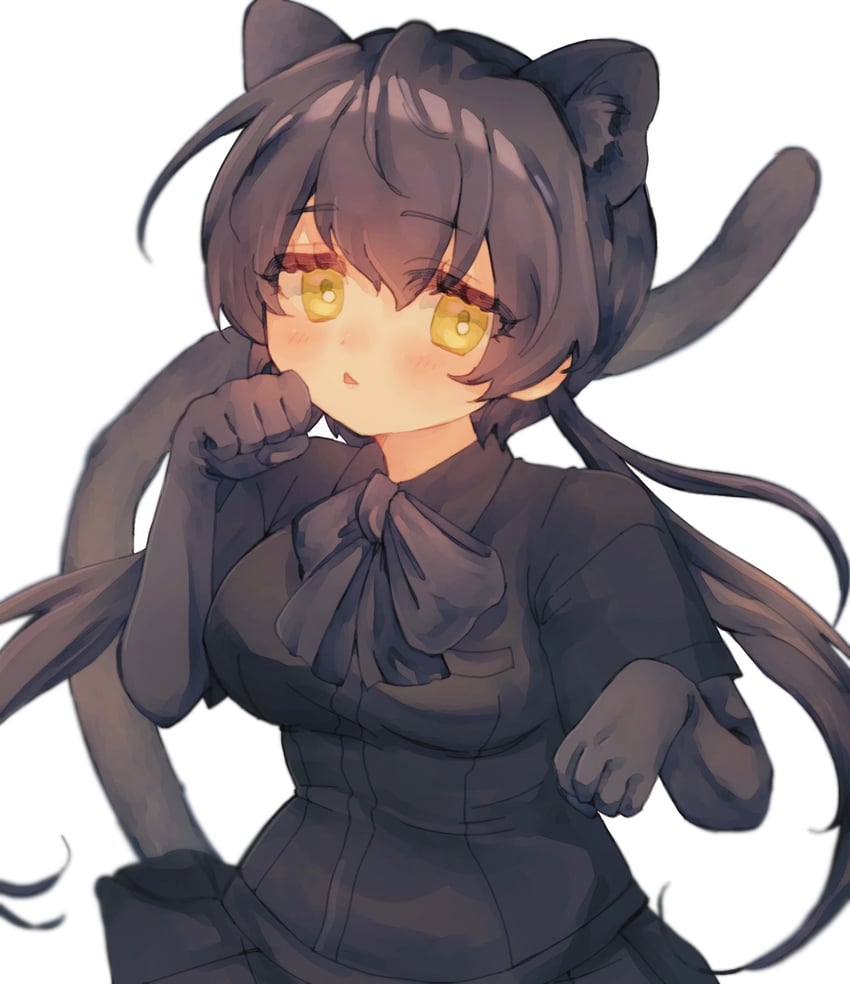 black leopard (kemono friends and 1 more) drawn by seki_mhsk