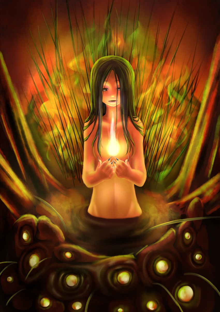 chaos witch quelaag (dark souls and 1 more) drawn by yotsura