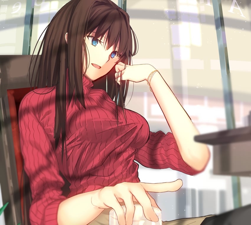 aozaki aoko (mahou tsukai no yoru) drawn by iro_(sekaixiro)
