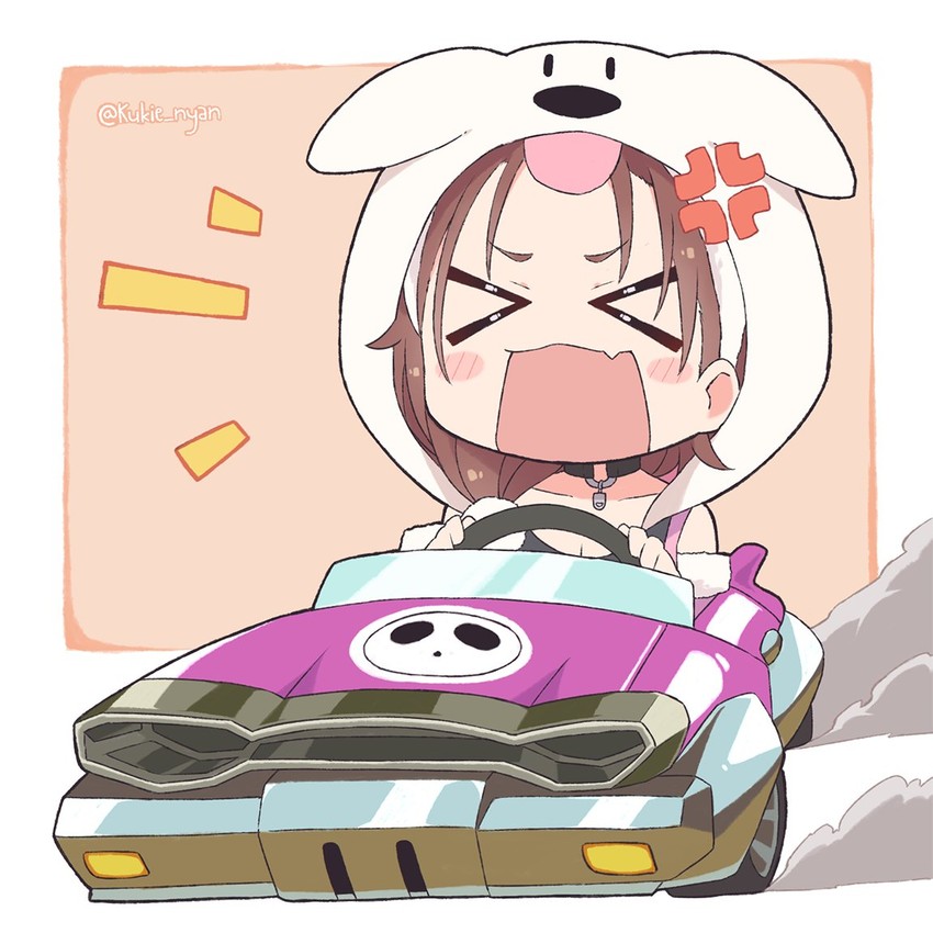 inugami korone (hololive and 2 more) drawn by kukie-nyan