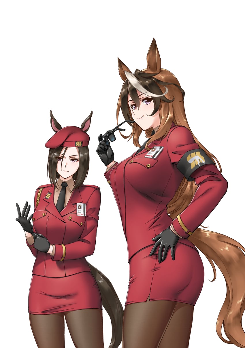 symboli rudolf and air groove (umamusume and 1 more) drawn by henshako