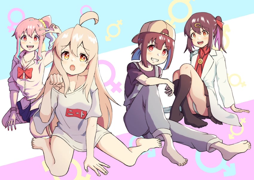 oyama mahiro, oyama mihari, hozuki momiji, and hozuki kaede (onii-chan wa oshimai!) drawn by mizuki_(fkps5723)