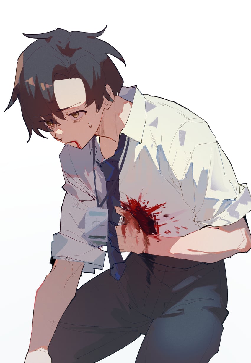 sensei (blue archive and 1 more) drawn by ai_(indigo)