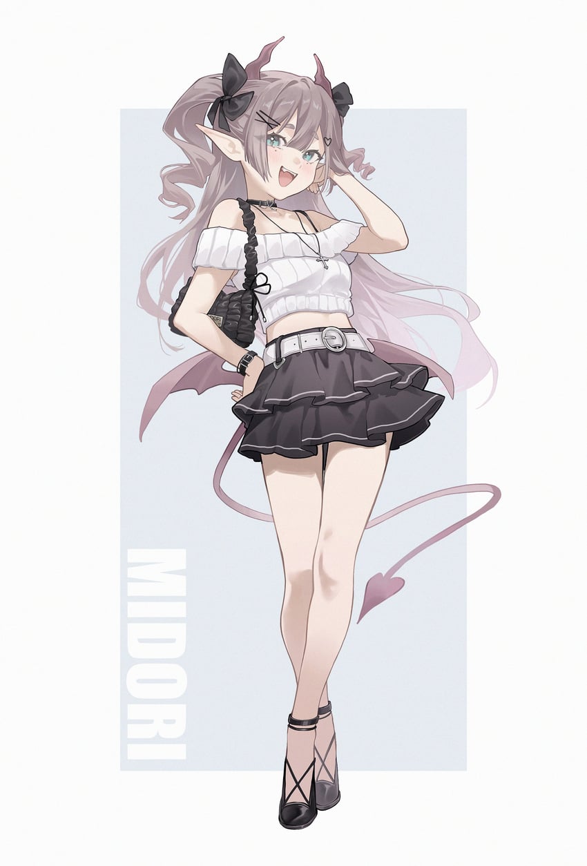 midori fufu (indie virtual youtuber) drawn by midori_fufu