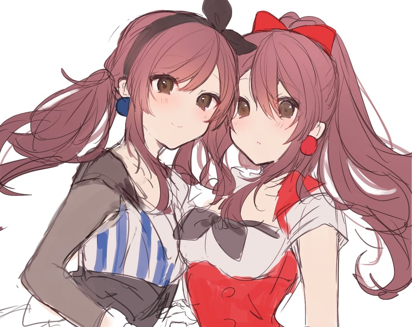 osaki amana and osaki tenka (idolmaster and 1 more) drawn by ikeuchi_tanuma
