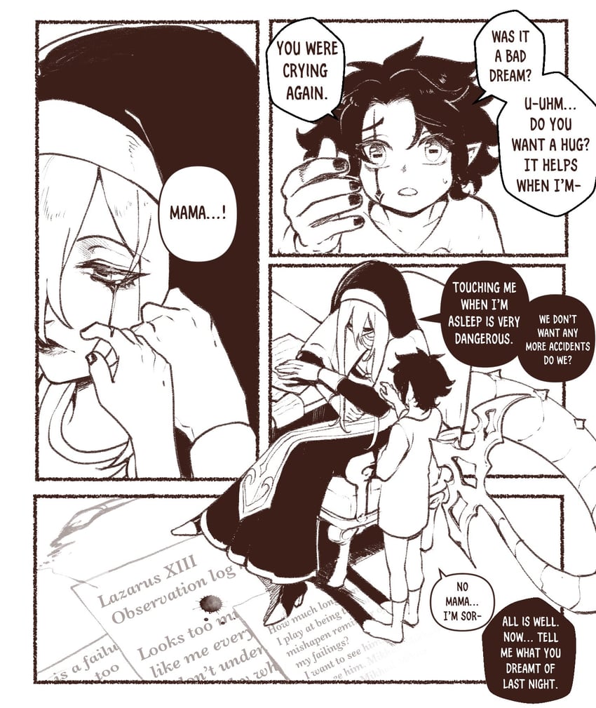 sister almonde and lazarus (original and 1 more) drawn by nyantcha