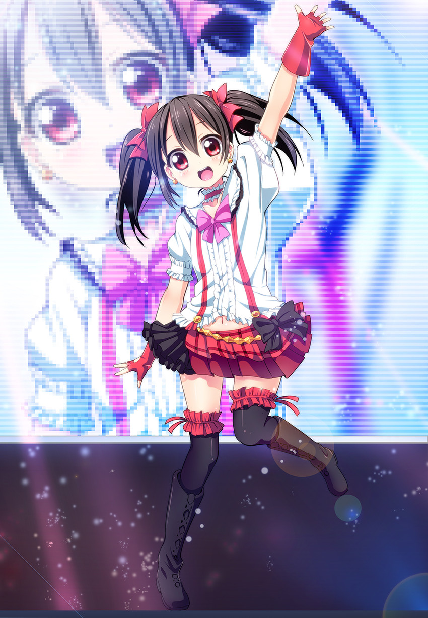 yazawa nico (love live! and 1 more) drawn by kurou_(quadruple_zero)