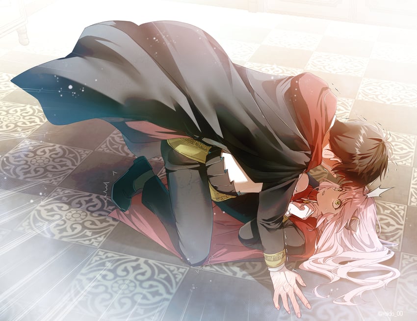 anya and damian desmond (spy x family) drawn by roido_0