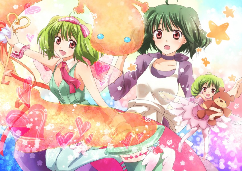 ranka lee (macross and 2 more) drawn by maekawa_suu