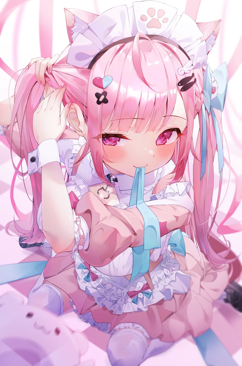yuuki sakuna (indie virtual youtuber) drawn by fof_(fof_0016)