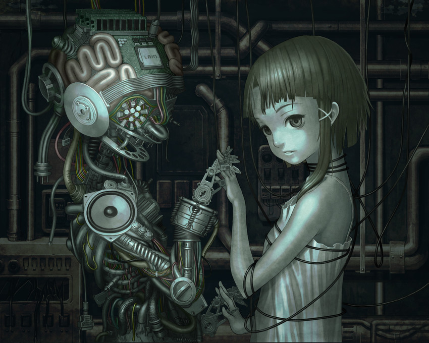 iwakura lain (serial experiments lain) drawn by tat_(prototype2d)