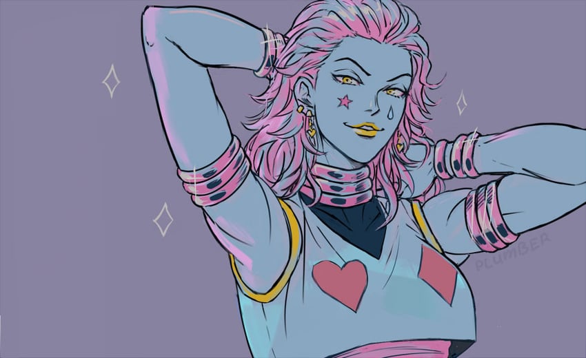hisoka morow (hunter x hunter) drawn by vasiliy-plumber