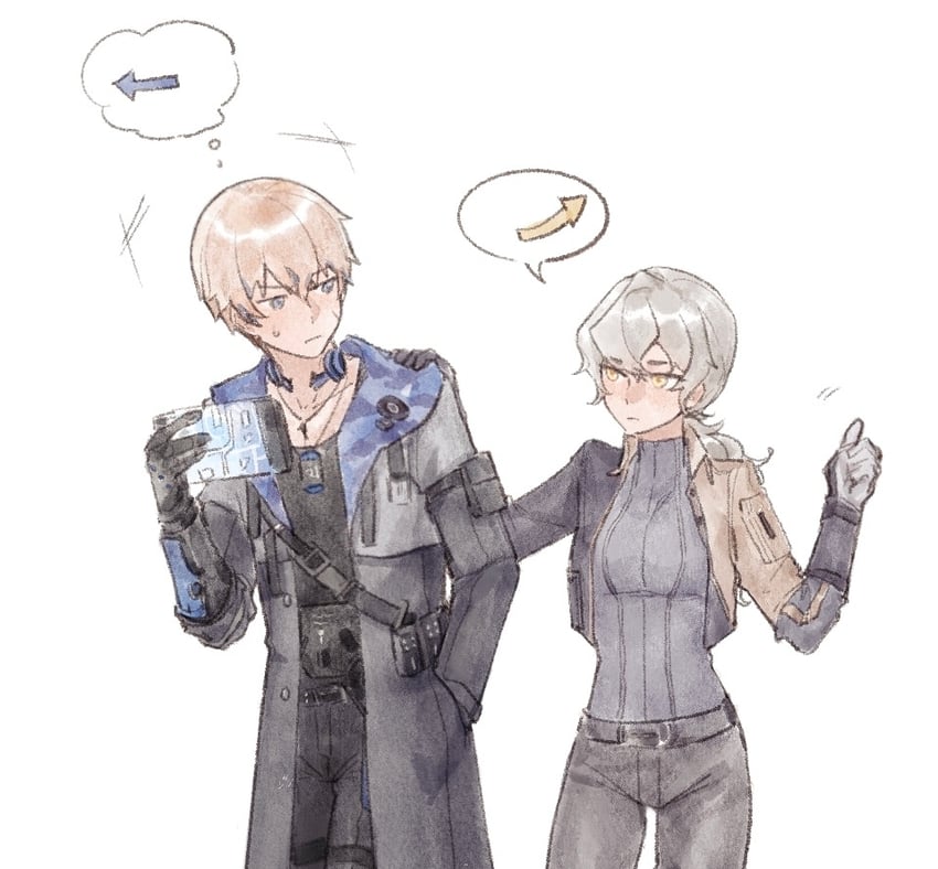 lee and commandant (punishing: gray raven) drawn by user_uzkk5728