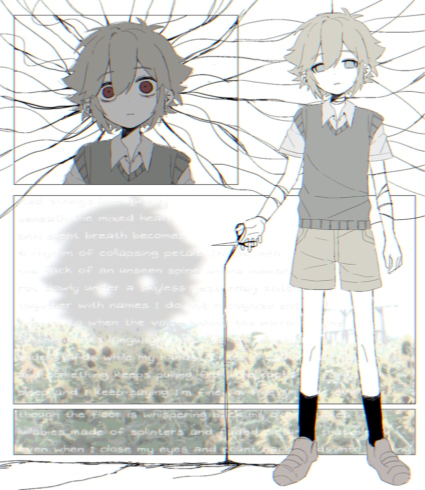 basil, something, and stranger (omori) drawn by my_loleeta