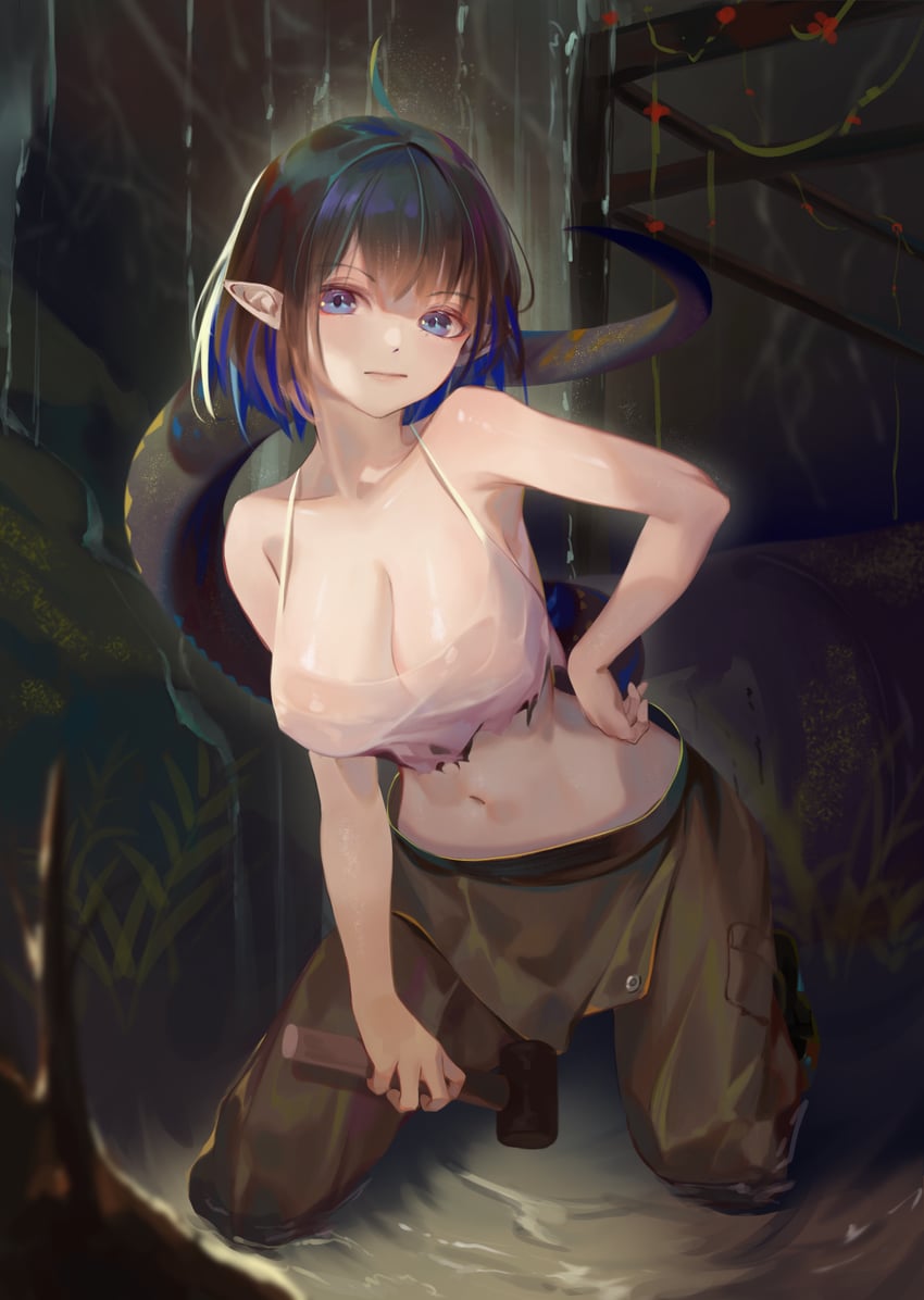 eunectes (arknights) drawn by nekobell