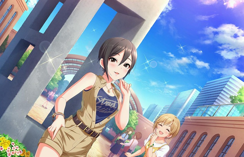 shiomi syuko and aiba yumi (idolmaster and 2 more)
