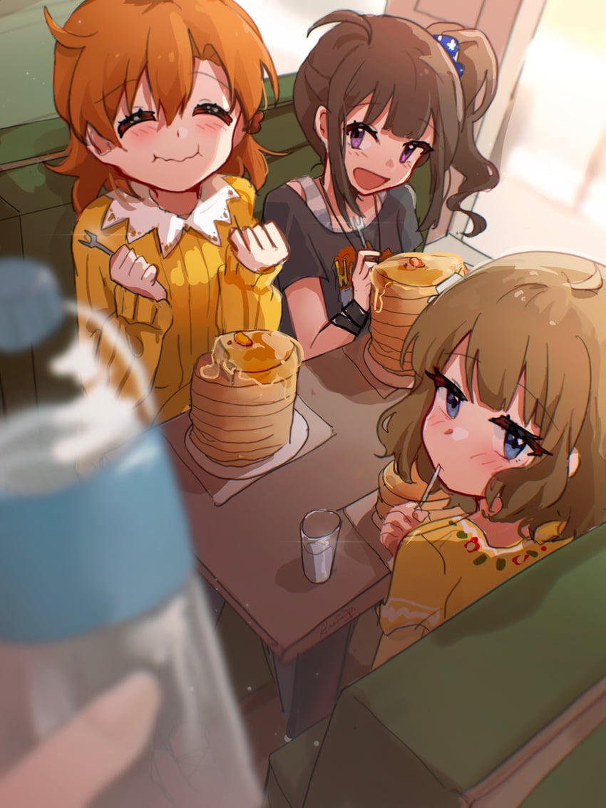 suou momoko, yokoyama nao, and yabuki kana (idolmaster and 1 more) drawn by nnnn