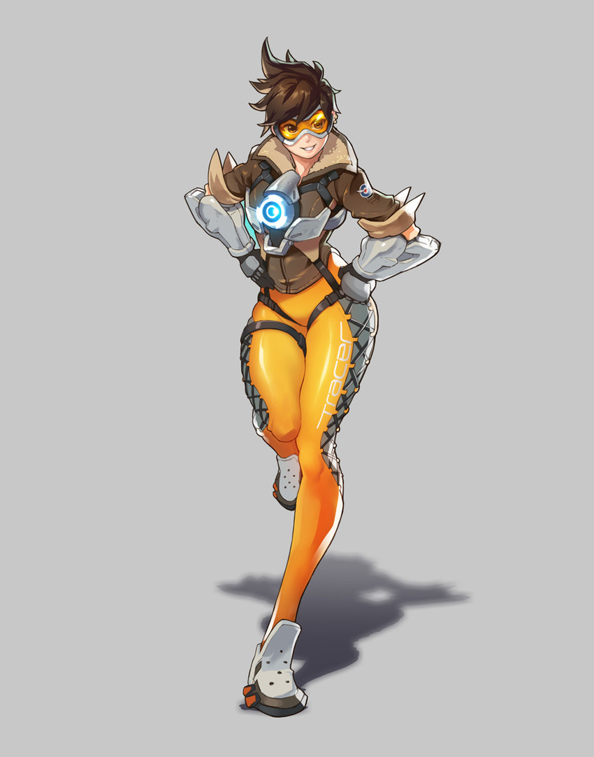 tracer (overwatch and 1 more) drawn by nana_nakano